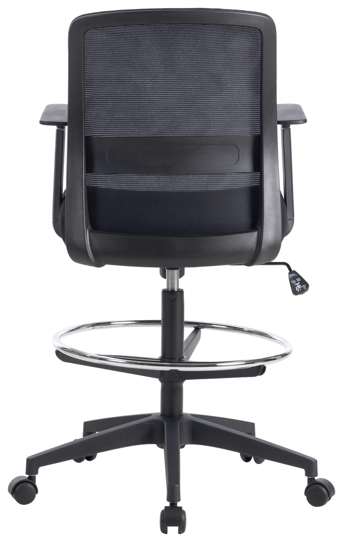 Otočná židle MIRJA - černá, Design, textil/plast (60/106-120/57cm) - Mömax