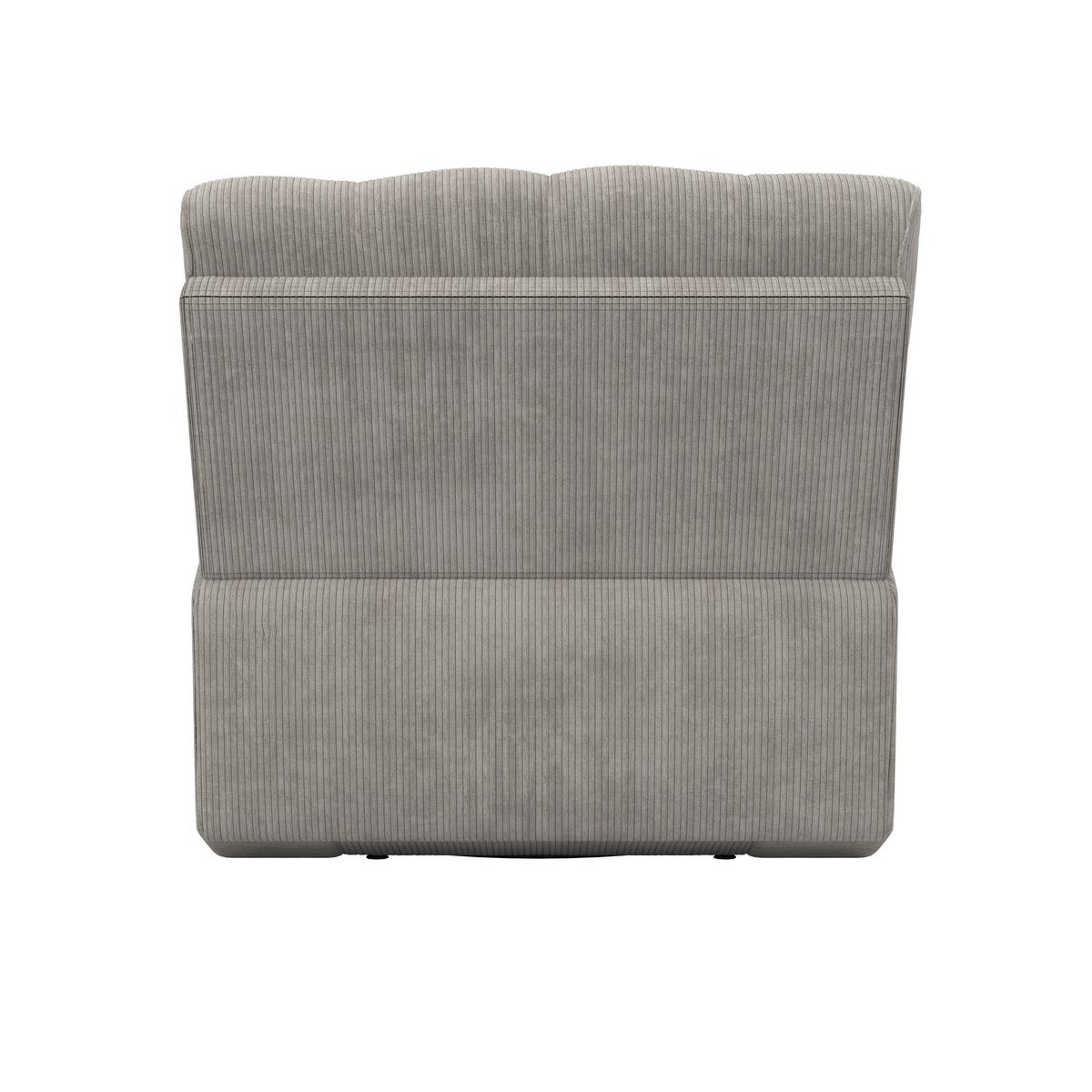 Relaxačné kreslo NATALIE, sivá - čierna/sivá, Modern, kov/drevo (98/94/106cm) - Bessagi Home