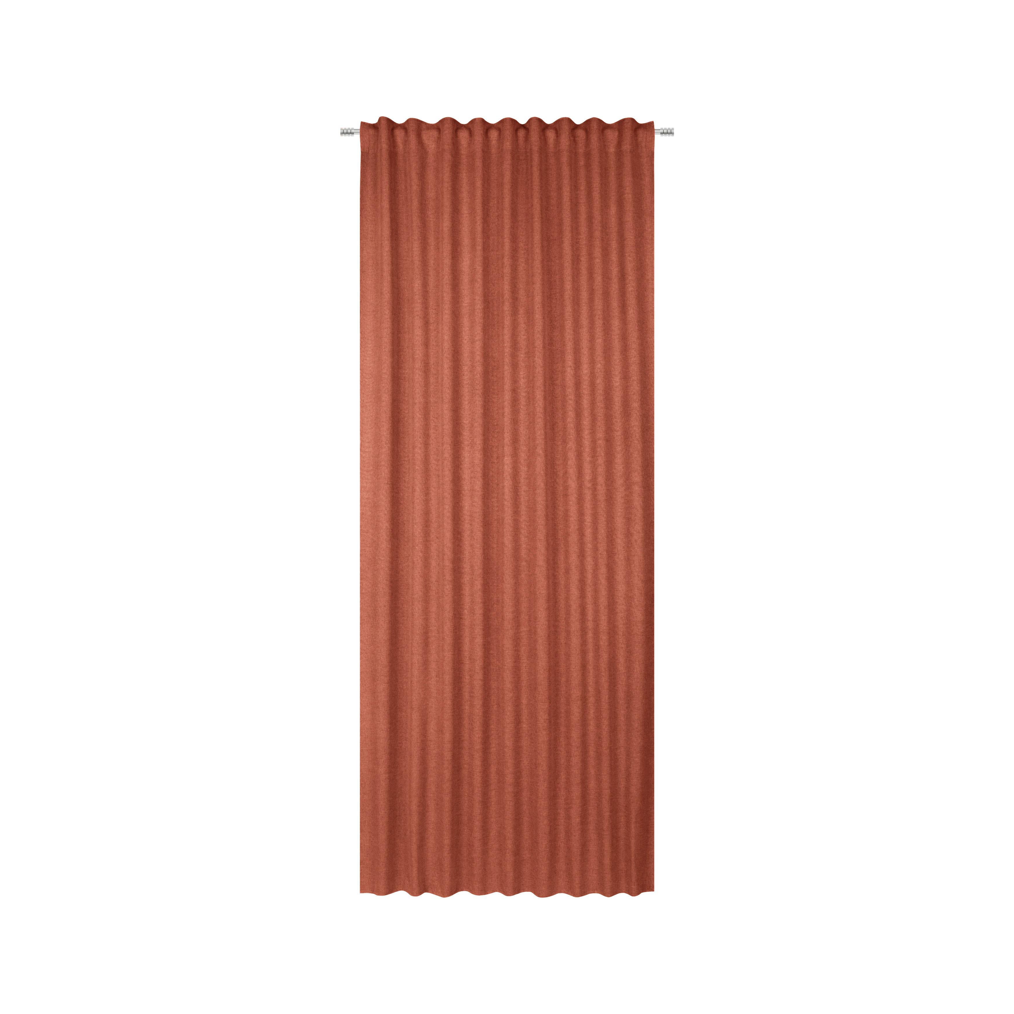 Hotový Záves Ulrich, 135/245cm, Hrdzavá - hrdzavá, textil (135/245cm) - Modern Living
