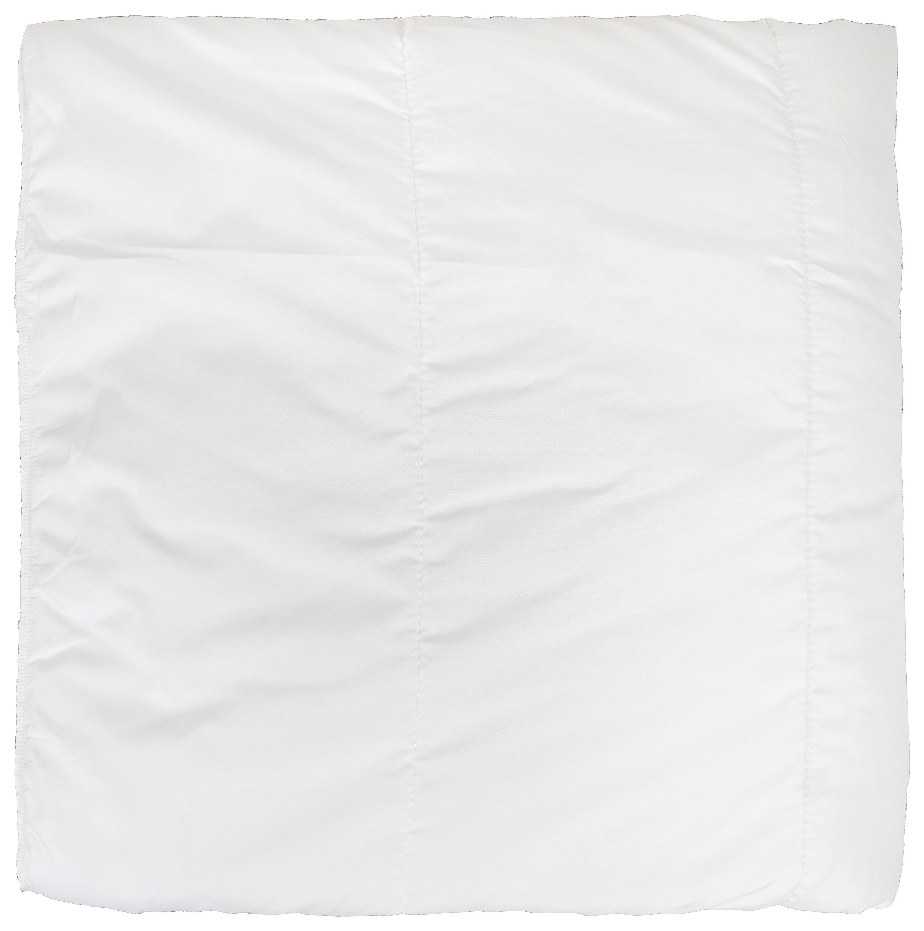 Steppdecke Soft Classic Mono Weiß, Bxl: 155x220 Cm - Weiß, LIFESTYLE, Textil (155/220cm)