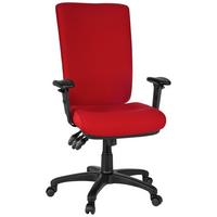 Bürostuhl Zenit High Rot bis 120 kg - Rot, Basics, Kunststoff/Textil (56/130/45cm) - MID.YOU
