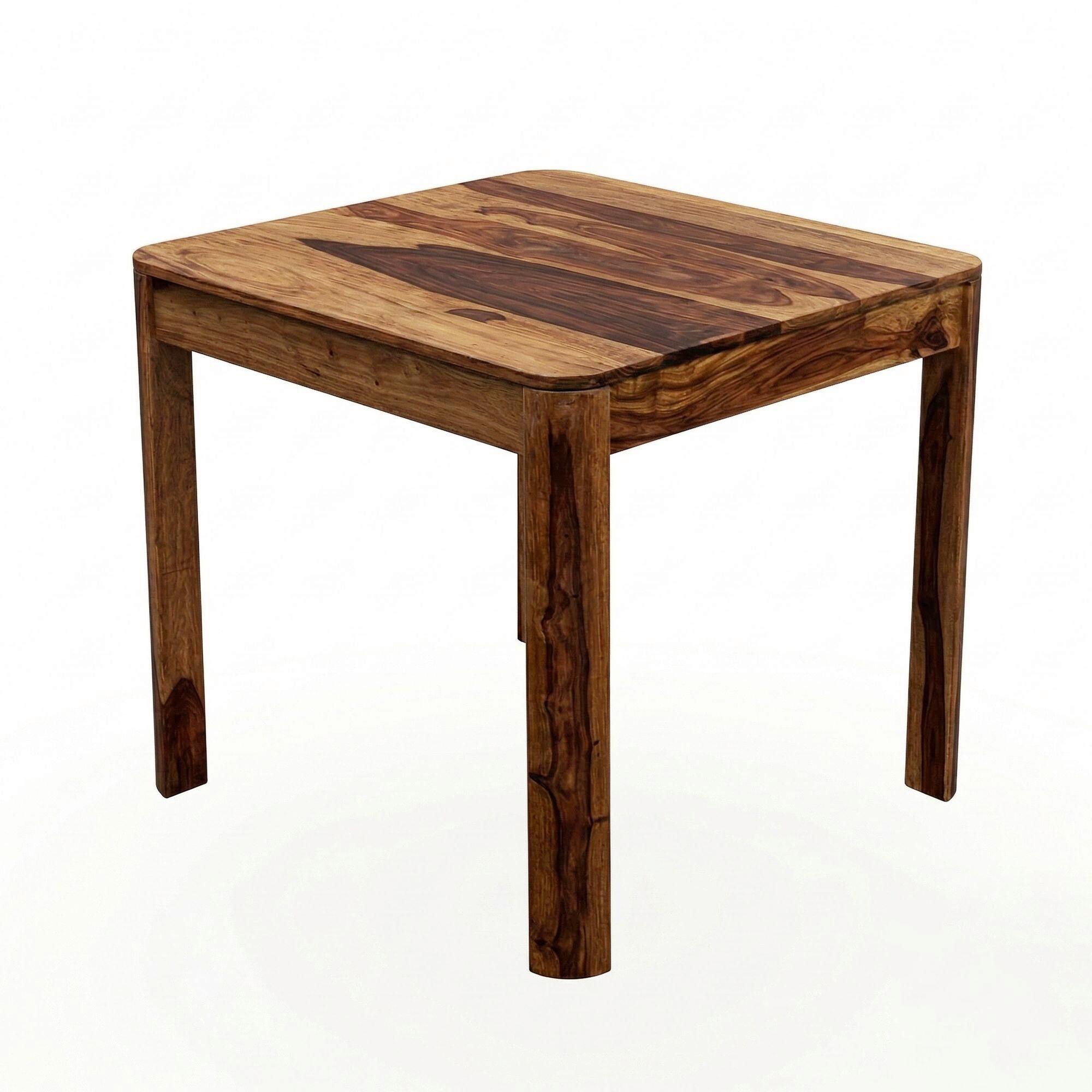ESSTISCH Sheeshamfarben L: 80cm - Sheeshamfarben, Design, Holz (80/76/80cm) - Livetastic