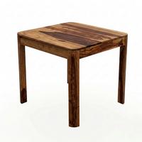 ESSTISCH Sheeshamfarben L: 80cm - Sheeshamfarben, Design, Holz (80/76/80cm) - Livetastic