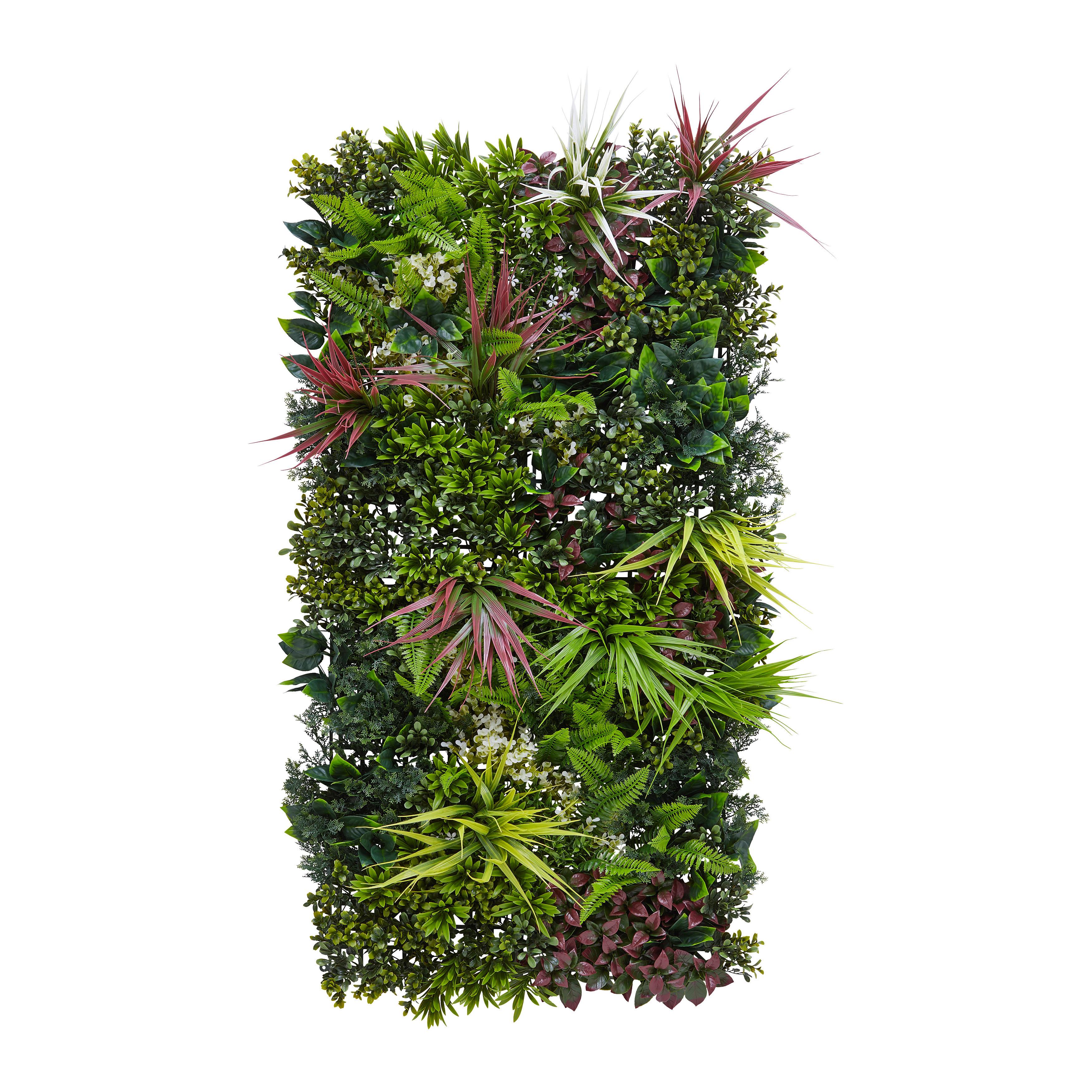 Umelá rastlina FARNMATTE, 50/100 cm - lila/zelená, Modern, plast (50/100cm) - Mömax