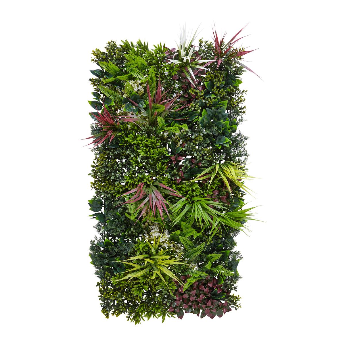 Umělá rostlina FARNMATTE, 50/100 cm - zelená/fialová, Moderní, plast (50/100cm) - Mömax