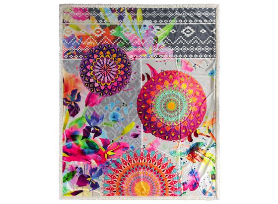 Kuscheldecke Bolengo - Multicolor, Textil (130/160cm) Kuscheldecke Bolengo - Multicolor, Textil (130/160cm)