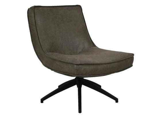 Sessel Tobby B: 80 cm Grün - Schwarz/Grün, KONVENTIONELL, Leder (80/65/66cm) - Livetastic Sessel Tobby B: 80 cm Grün - Schwarz/Grün, KONVENTIONELL, Leder (80/65/66cm) - Livetastic