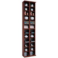 CD Regál Almera š: 42 cm ořech - barvy ořechu, Konvenční, kompozitní dřevo (42/183/20cm) - MID.YOU