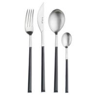 Besteckset Sushi Pro 24tlg. Edelstahl 18/10, Rostfrei - Edelstahlfarben/Schwarz, Basics, Kunststoff/Metall - Pintinox