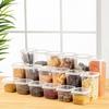 Vorratsdosenset 18-teilig Kunststoff Transparent - Transparent/Weiß, Basics, Kunststoff (10/10/9,5cm) - P & B