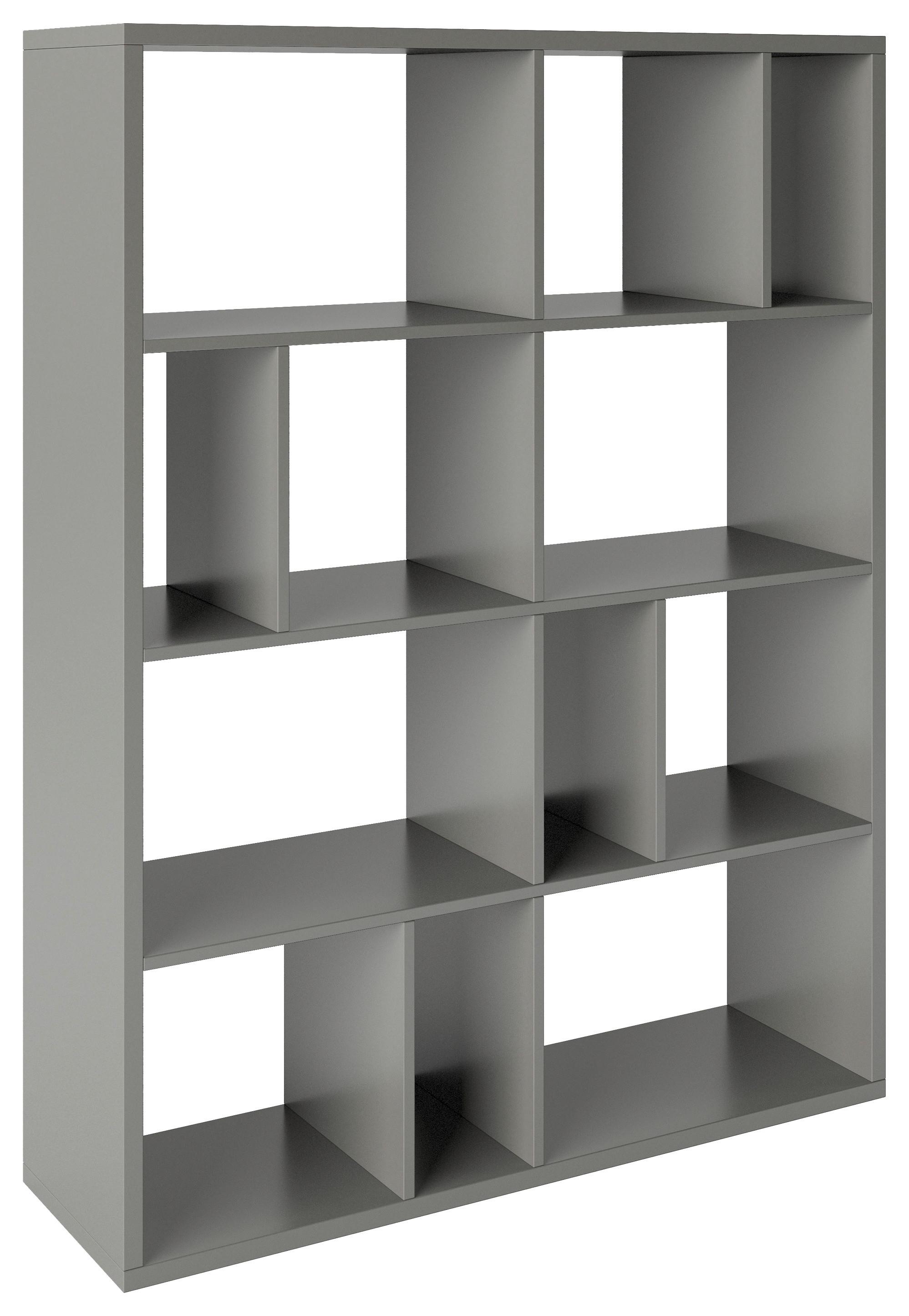 Regal Fortuna - Grau, Basics, Holzwerkstoff (113/147/34cm) - MID.YOU