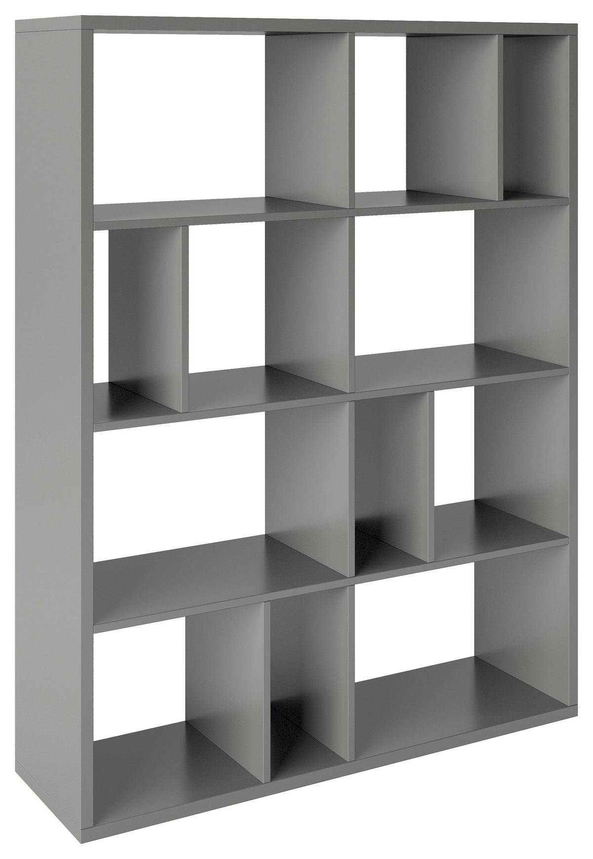 Regal Fortuna - Grau, Basics, Holzwerkstoff (113/147/34cm) - MID.YOU