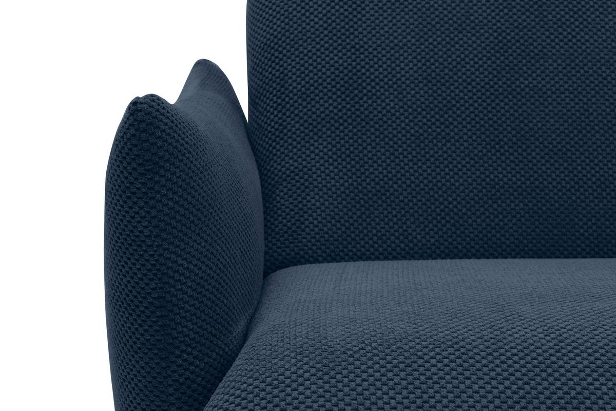Schlafsofa Blau B: 234 Cm - Blau/Schwarz, Design, Textil (234/102/95cm) - MID.YOU