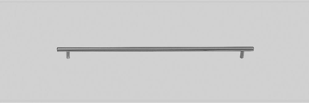 Relinggriff Edelstahlfarben Griffe - Edelstahlfarben, MODERN, Metall - Vertico