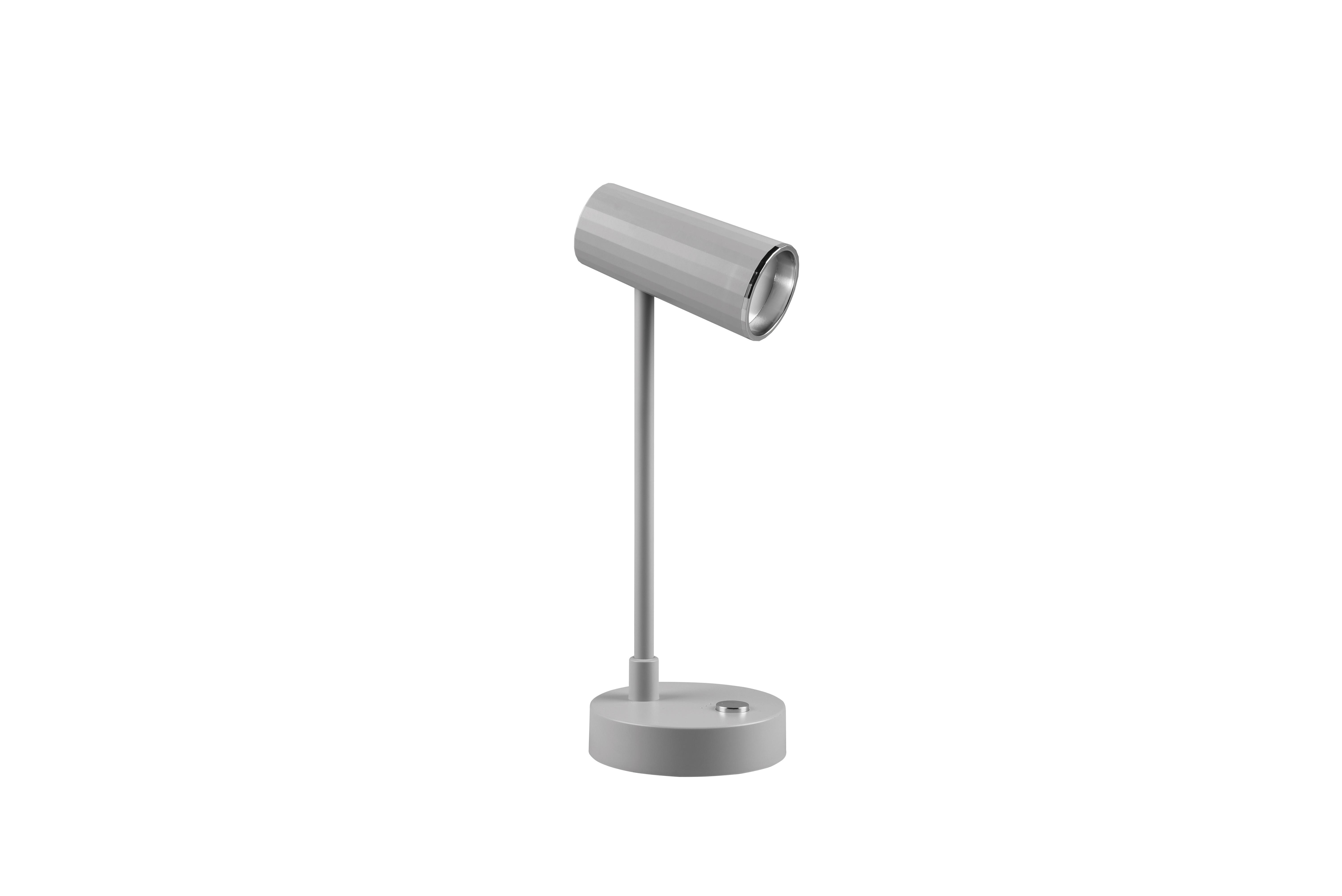 Akku-tischleuchte R52661111 Lenny - Grau, Design, Kunststoff (28/10/11cm)