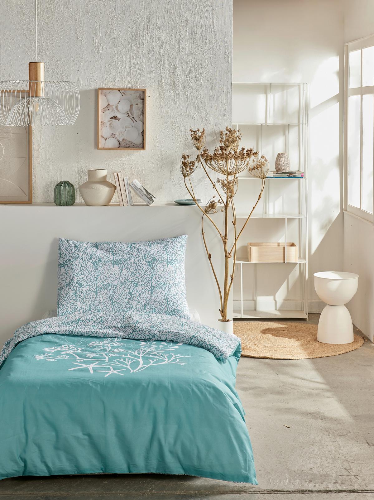 POVLEČENÍ SUNSHINE - světle modrá, Moderní, textil (140/200cm)