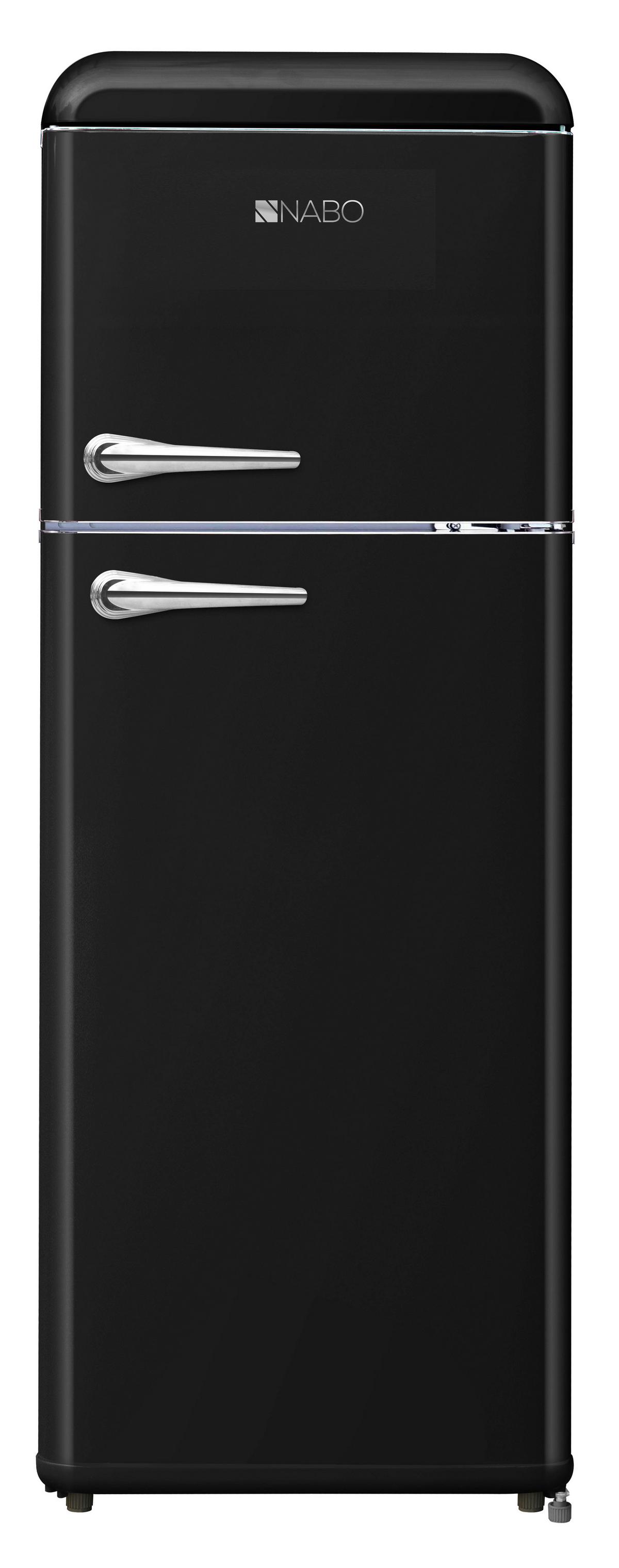 Kühl-Gefrier-Kombination Nabo Kgr 3010 - Schwarz, Basics, Metall (54/147/58cm) - Nabo