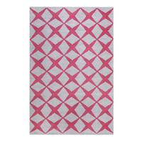 Webteppich Bordeaux/sandfarben Caledon 160x230 Cm - Sandfarben/Bordeaux, KONVENTIONELL, Textil (160/230cm) - Esprit