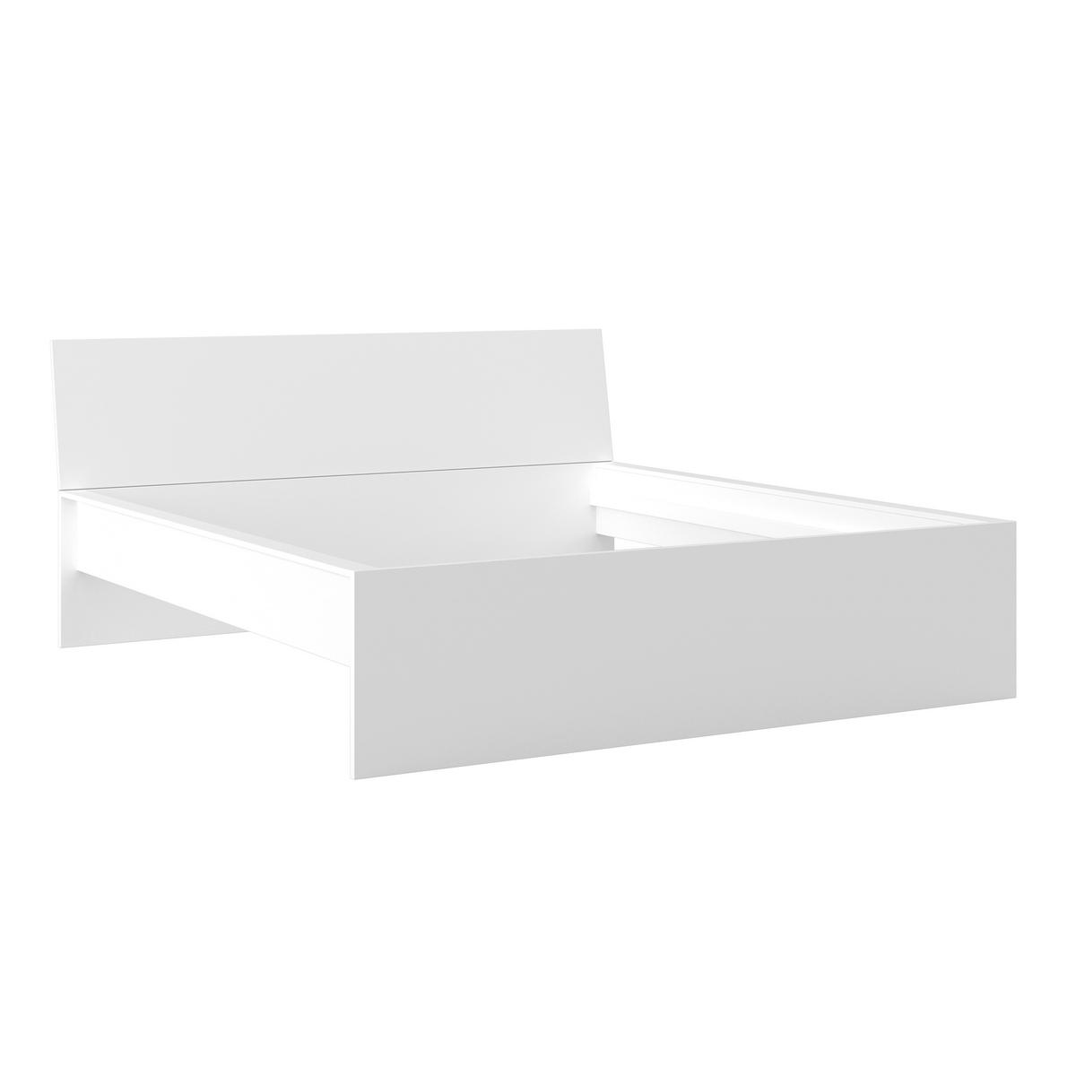 Unit Elements Bettrahmen 90x200 cm Weiß - Weiß, KONVENTIONELL, Holzwerkstoff (160/200cm) - Ondega