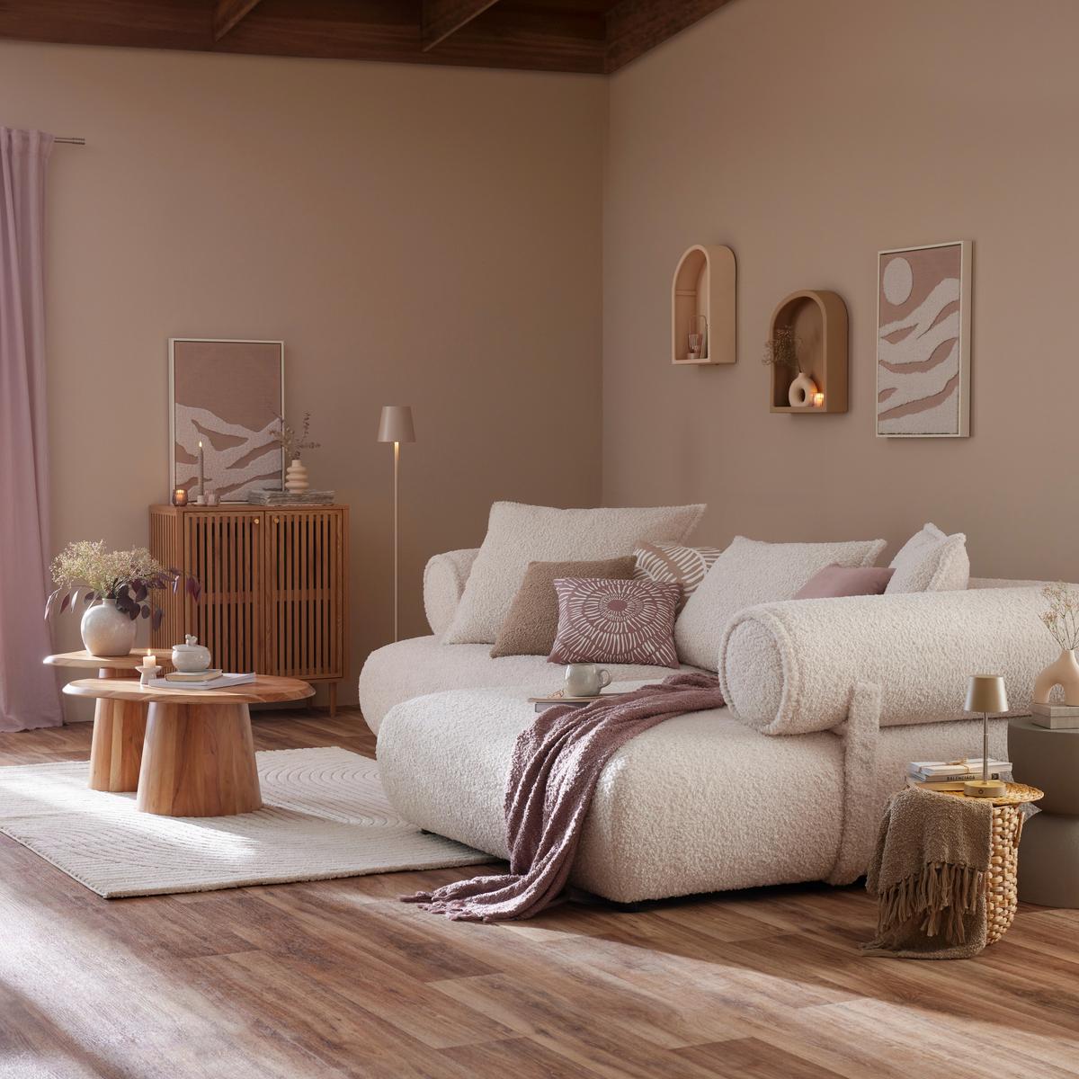 STOLNÍ LAMPA NA BATERIE KLAPPI - pískové barvy, Moderní, kov/plast (10,5/11-28cm) - Mömax