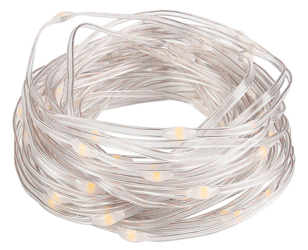 Lichterkette Juzil ca. 500cm max. 0,06Watt - priehľadné, Modern, plast (500cm) - Mömax