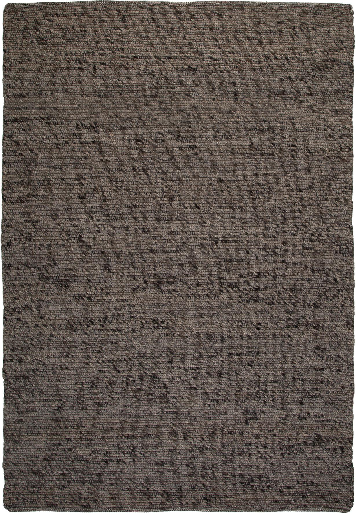 Flachwebteppich My Kjell - Graphitfarben, Basics, Textil (160/230cm) - Obsession