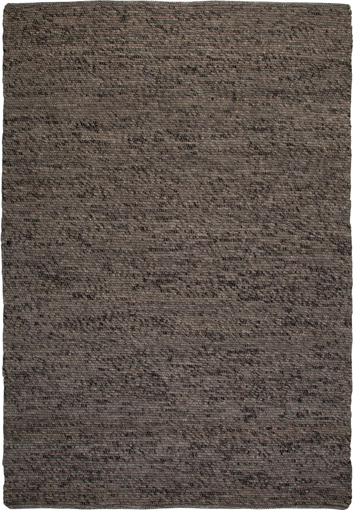 Flachwebteppich My Kjell - Graphitfarben, Basics, Textil (160/230cm) - Obsession