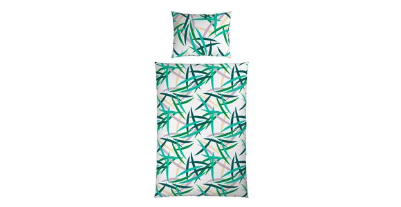 Bettwäsche Palma - Grün, MODERN, Textil - Luca Bessoni