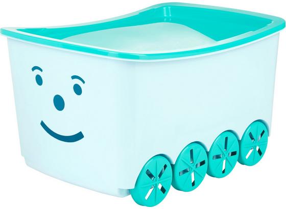 Aufbewahrungsbox Smiley - Rot/Orange, KONVENTIONELL, Kunststoff (58/40/33cm) - PLAST 1 Aufbewahrungsbox Smiley - Rot/Orange, KONVENTIONELL, Kunststoff (58/40/33cm) - PLAST 1
