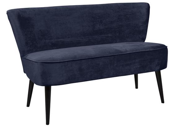 Sitzbank Lord B: ca. 140 cm Blau - Blau/Schwarz, Trend, Holzwerkstoff/Textil (140/83/75cm) - Carryhome Sitzbank Lord B: ca. 140 cm Blau - Blau/Schwarz, Trend, Holzwerkstoff/Textil (140/83/75cm) - Carryhome