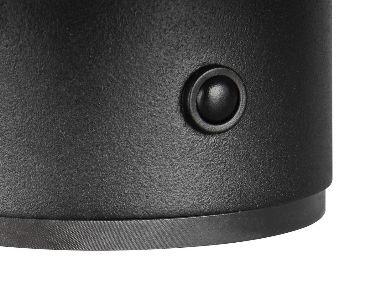 LED-Wandleuchte Davey Schwarz D: 15,5 cm - Schwarz, Design, Metall (15,5/8,4cm)
