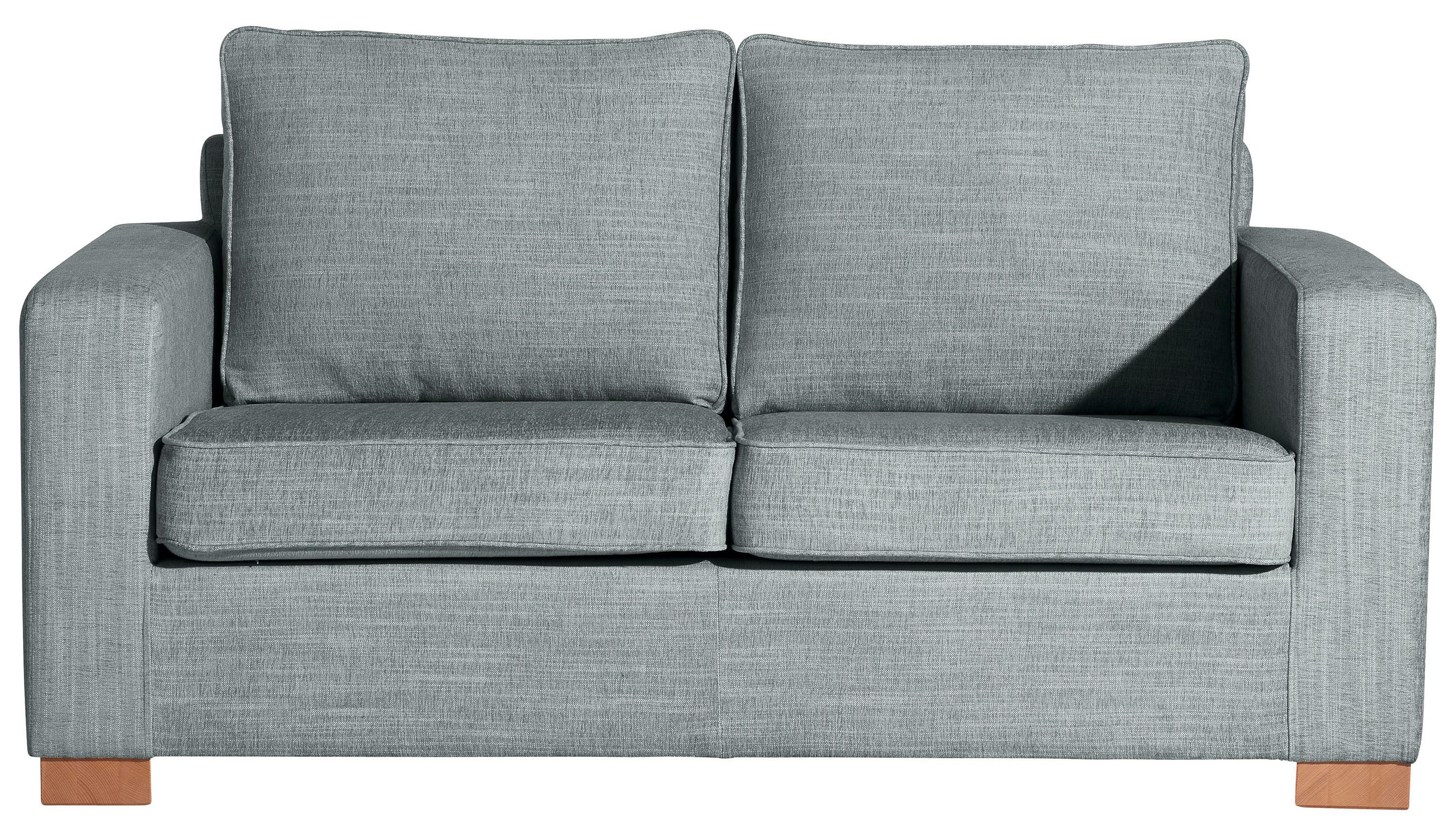 2-Sitzer-Sofa Nebraska Mit Armlehne Grau Chenille - Naturfarben/Grau, Design, Textil (165/88/87cm) - Max Winzer