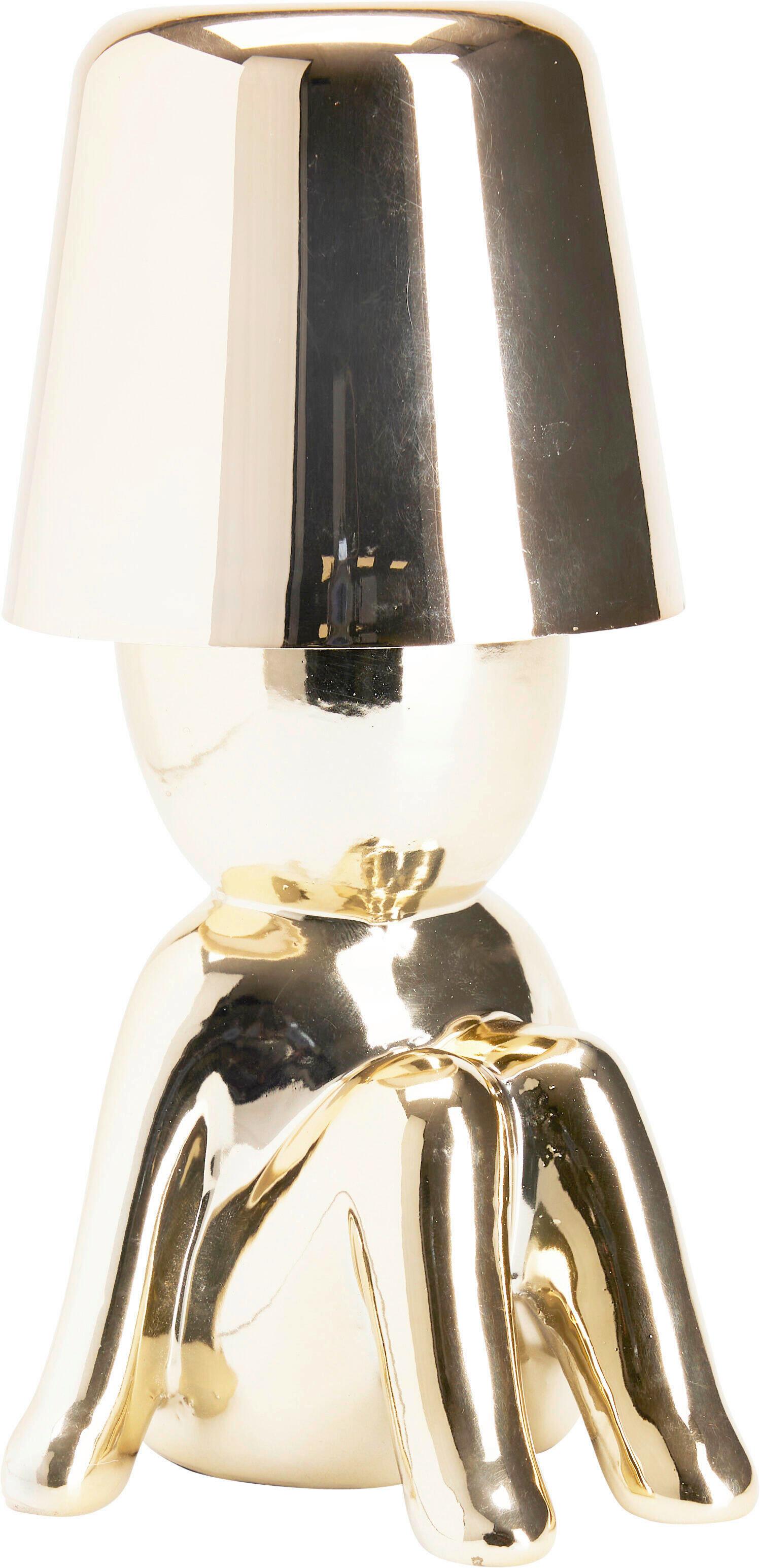 Tischleuchte, Gold Xx8450170 - Goldfarben, MODERN, Kunststoff (12/12/22cm)