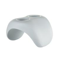 Whirlpool-Spa-Set Kopfstützen & Getränkehalter - Weiß, Basics, Kunststoff (29/29/26cm)