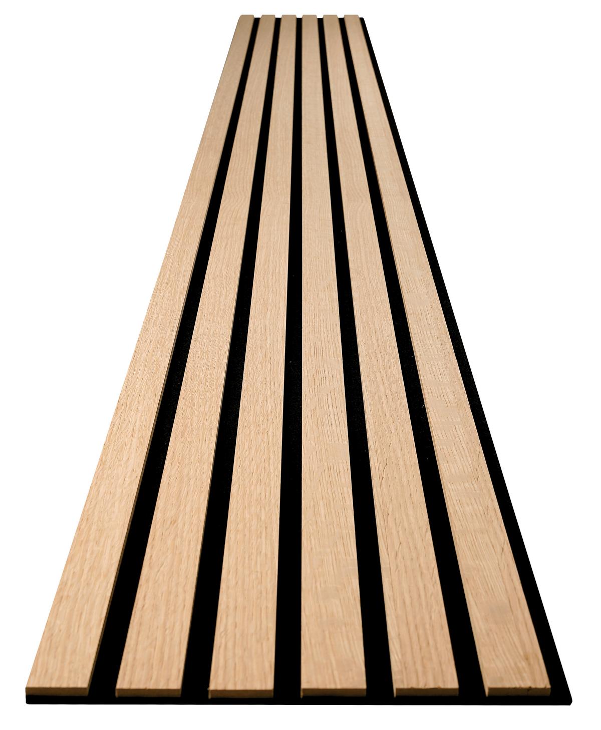 Akustikpaneel Eiche Hellbraun - Hellbraun, KONVENTIONELL, Holz/Holzwerkstoff (250/30/0.61cm) - Novel