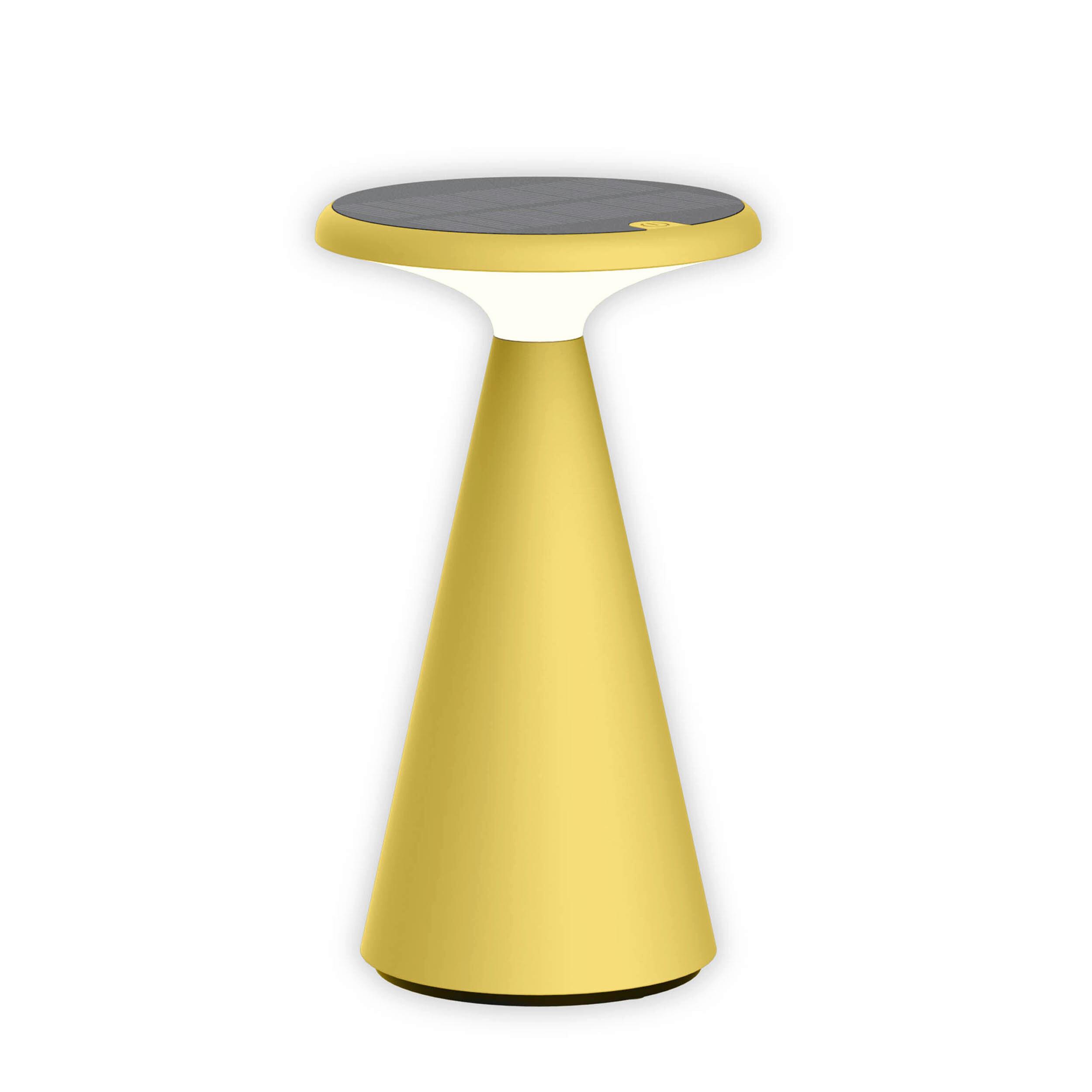 Solarleuchte 3199115 Tischleuchte - Hellgelb, KONVENTIONELL, Kunststoff (9.4/11.5/20.3cm) - Näve