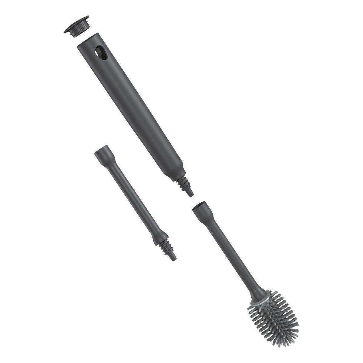 Flaschenbürste Daisy - Grau, Basics, Kunststoff (30/3,5/3,5cm) - Metaltex