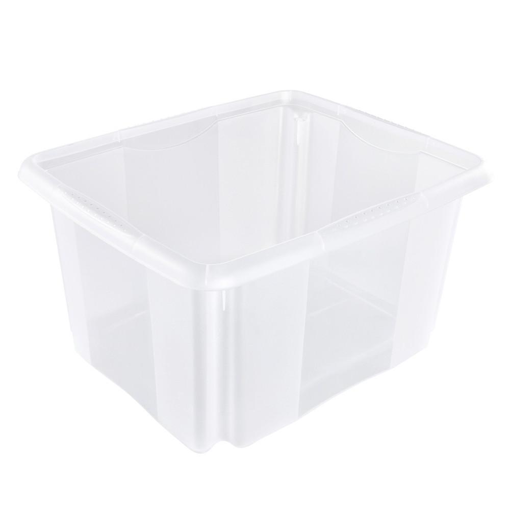 AUFBEWAHRUNGSBOX EMIL - Transparent, Basics, Kunststoff (41/34,5/22cm)