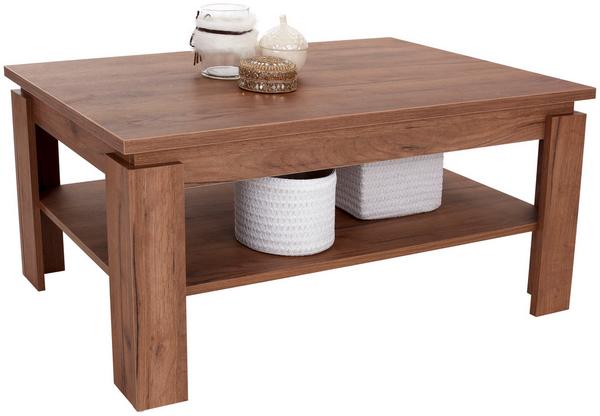 Couchtisch mit Ablagefläche in Krafteiche dunkel