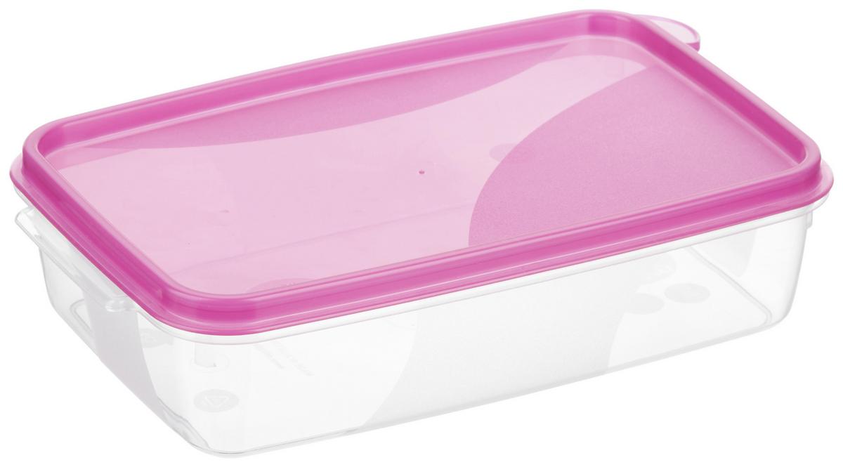 Frischhaltedose Dora ca. 750 ml Mikrowellengeeignet - Blau/Rot, KONVENTIONELL, Kunststoff (18/12/5cm)