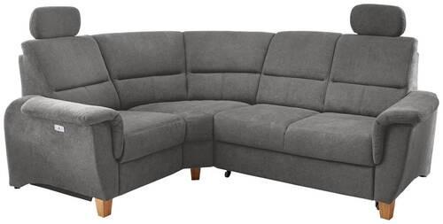 Ecksofa Parole Dunkelgrau S:186/237 cm - Wildeiche/Dunkelgrau, KONVENTIONELL, Textil (186/237cm) - Livetastic