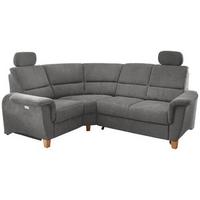 Ecksofa Parole Dunkelgrau S:186/237 cm - Wildeiche/Dunkelgrau, KONVENTIONELL, Textil (186/237cm) - Livetastic