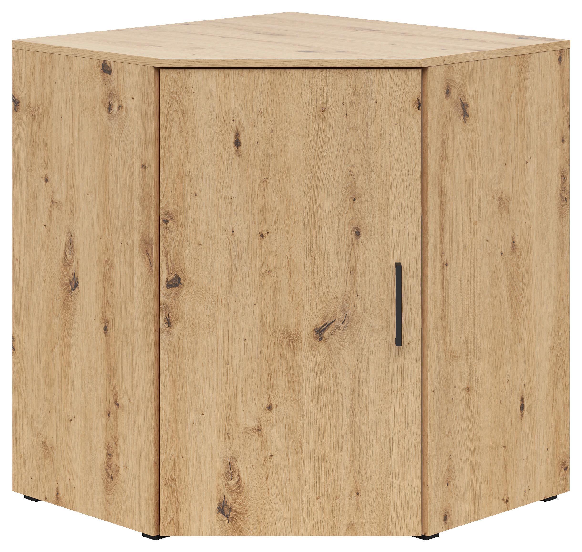 Eckkommode Multi,cornercabinet1door,s588- - Anthrazit/Eiche Artisan, MODERN, Holzwerkstoff (71,5/71,5cm)