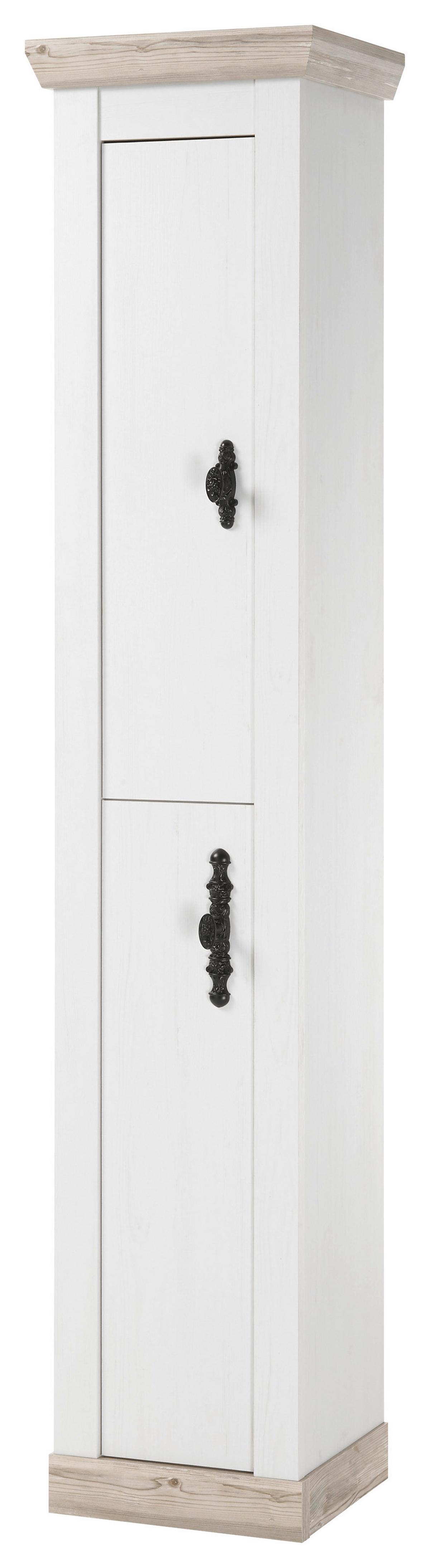 Badezimmer Florenz Pinienfarben B: 143cm - Weiß/Pinienfarben, Design, Naturmaterialien/Holzwerkstoff (143/200/46cm) - MID.YOU