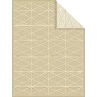 Kuscheldecke Bugatti Beige 150x200 cm Double Face - Beige, KONVENTIONELL, Textil (150/200cm) - Bugatti