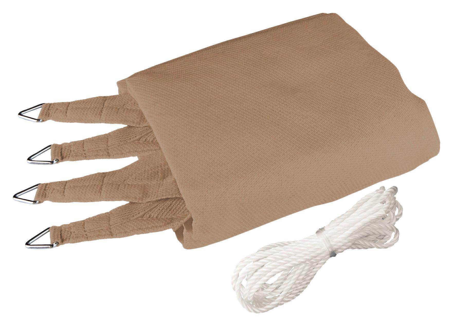 Sonnensegel Quadrat 4x4 m - Beige, Basics (400/400cm)