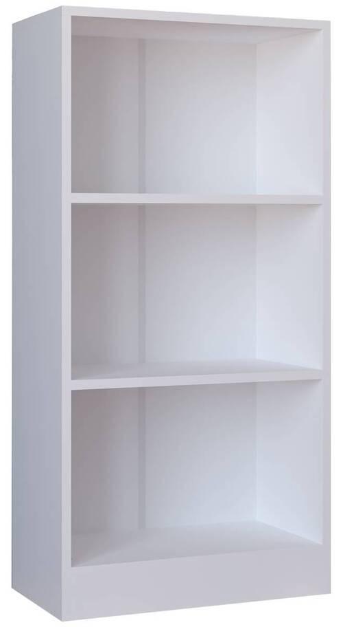 Regál Dilos š: 56 cm, bílý - bílá, Moderní, kompozitní dřevo (56/114/30cm) - MID.YOU