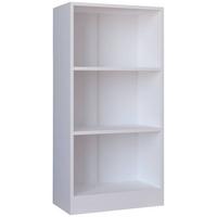 Regál Dilos š: 56 cm, bílý - bílá, Moderní, kompozitní dřevo (56/114/30cm) - MID.YOU