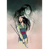 Fototapete Brave Mulan - Multicolor, Trend, Textil (200/280cm)