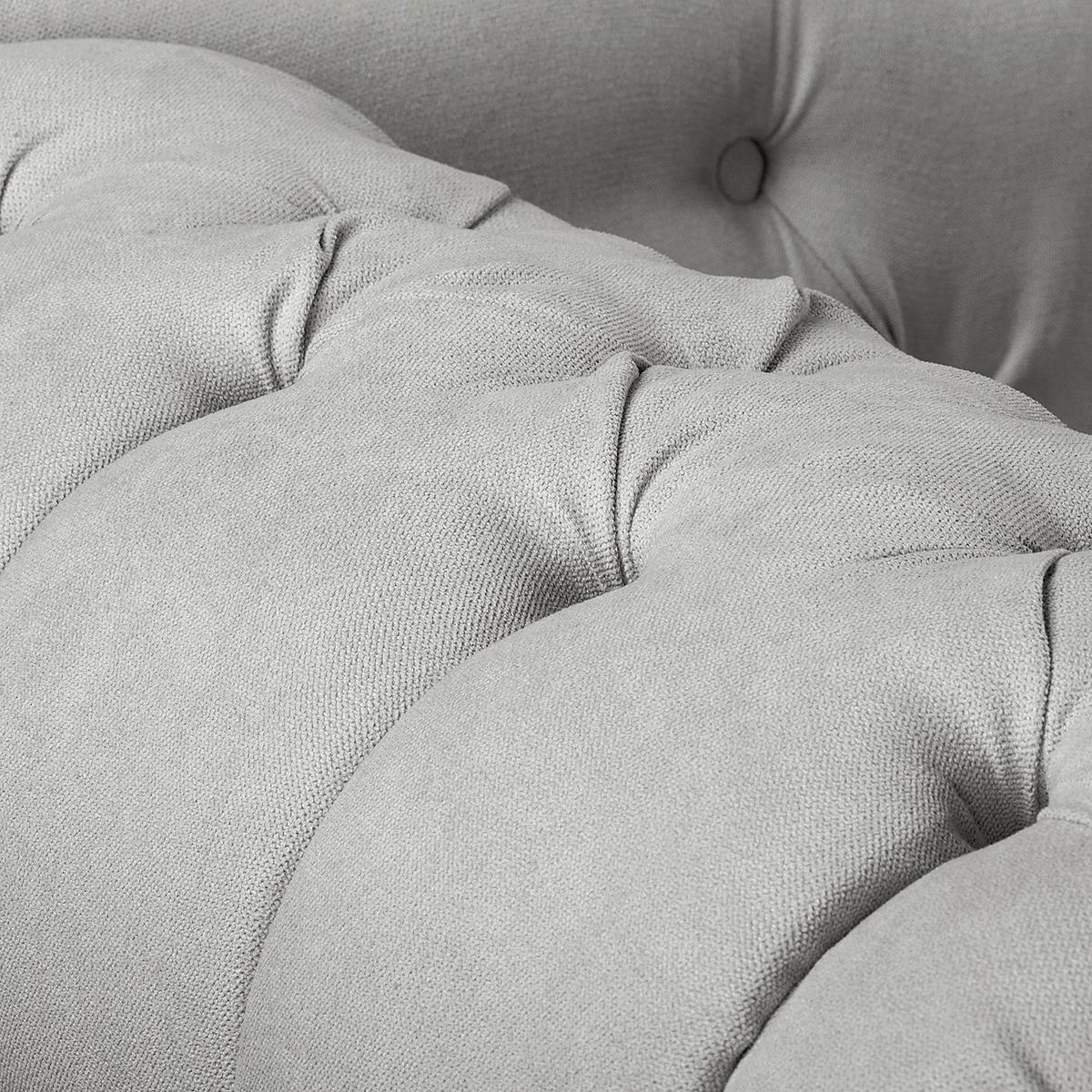 Récamiere Pako Grau B: 185cm - Braun/Grau, Design, Textil (185/93/75cm) - P & B